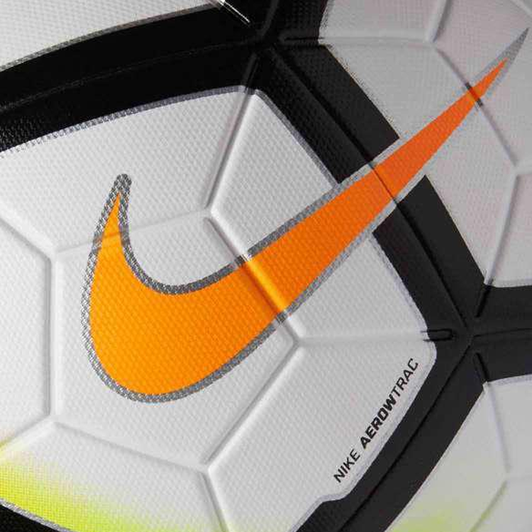 Nike Size 5 Soccer Ball Pu Unisex Yellow White Orange