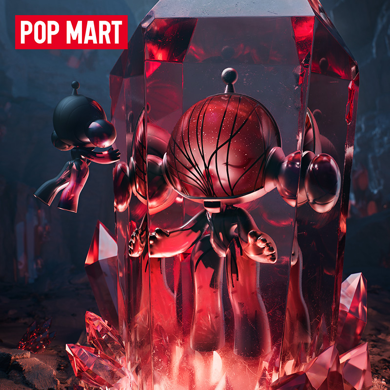 POP MART MEGA α SKULLPANDA 400% Red Crystal
