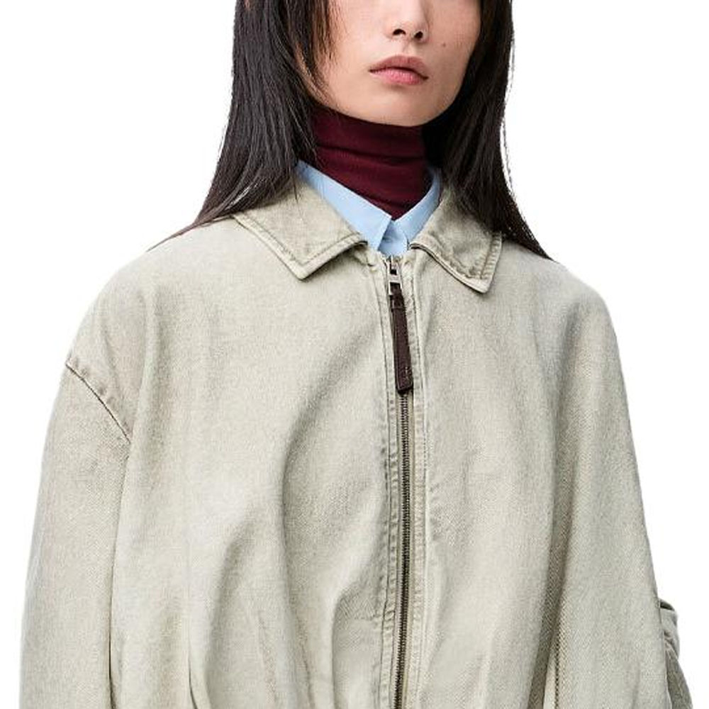 Женская куртка LOEWE SS26 (черная) — фото 5