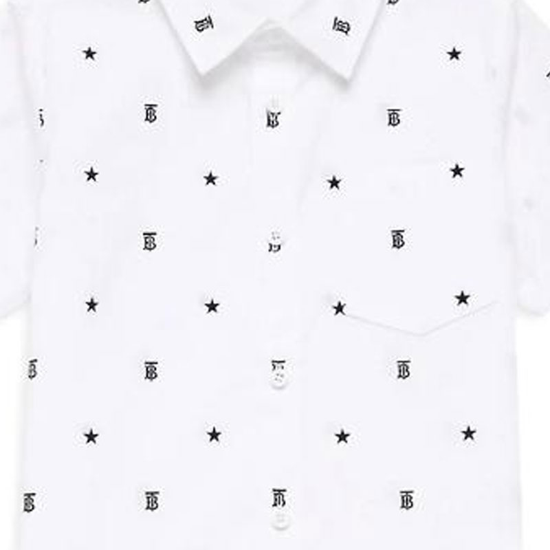 Рубашка Burberry (белая) — фото 3