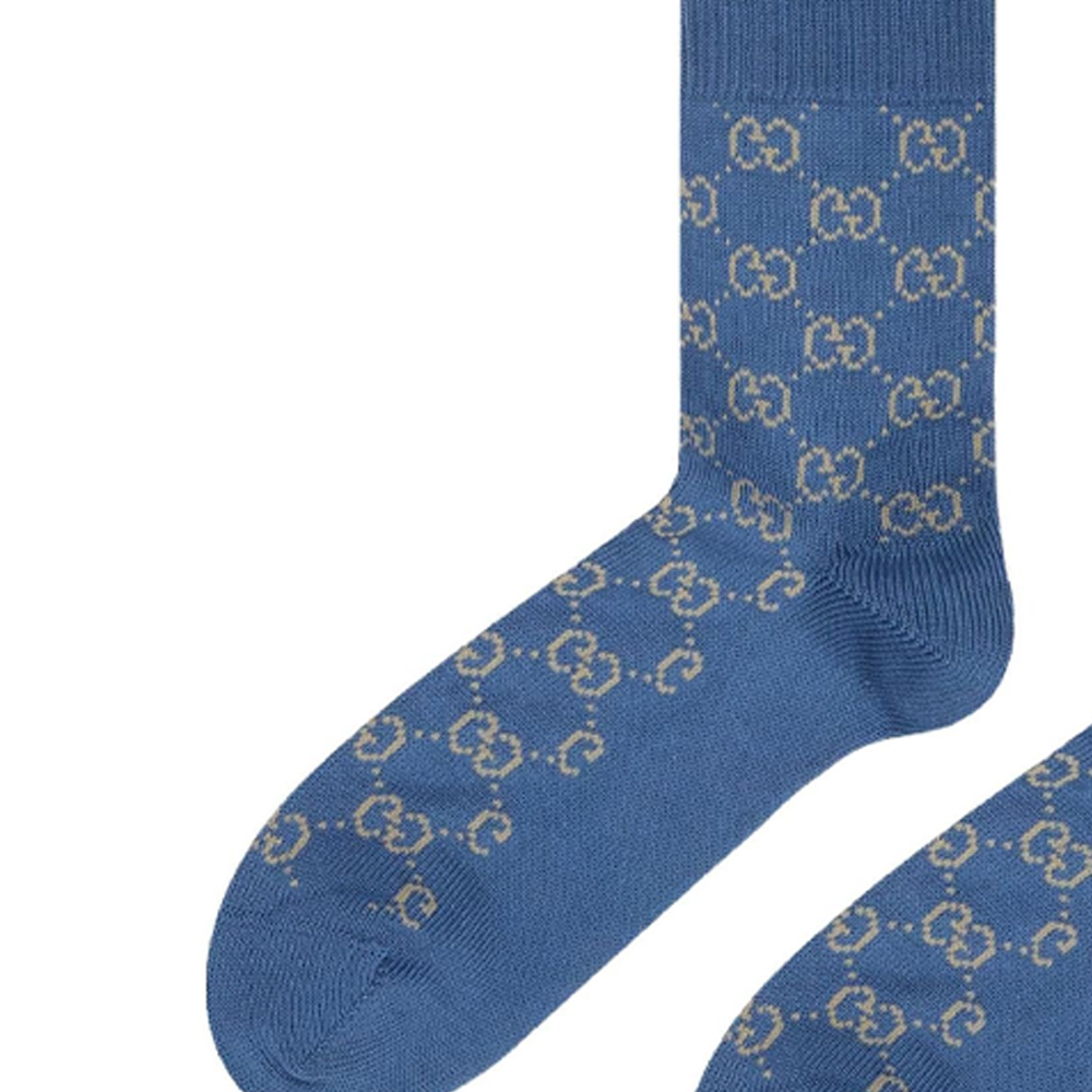 GUCCI SS23 Crew Socks Women’s Blue