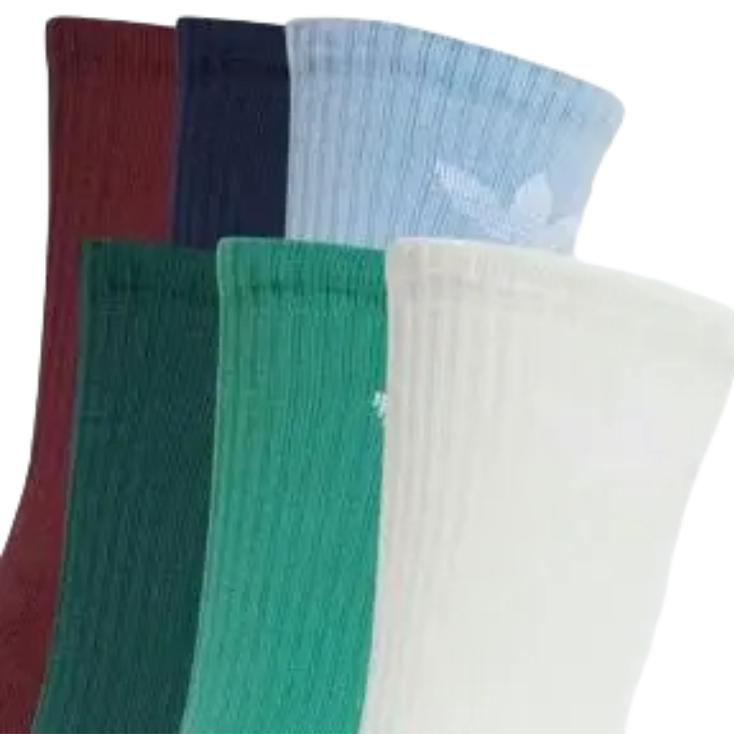 Adidas Originals Trefoil Cushion Crew Socks 6 Pairs