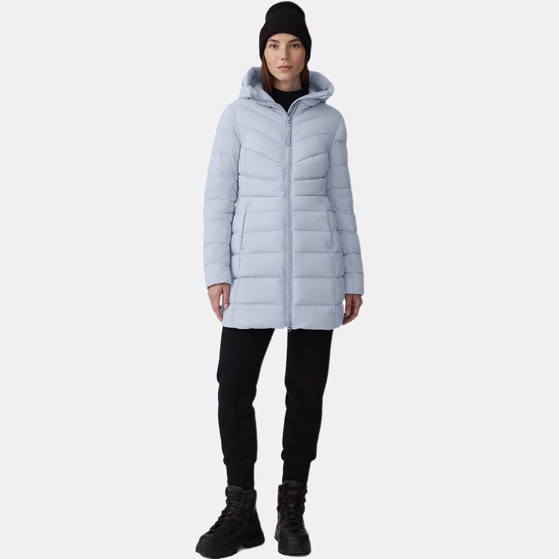 Женская куртка Canada Goose Clair (белая) — фото 2