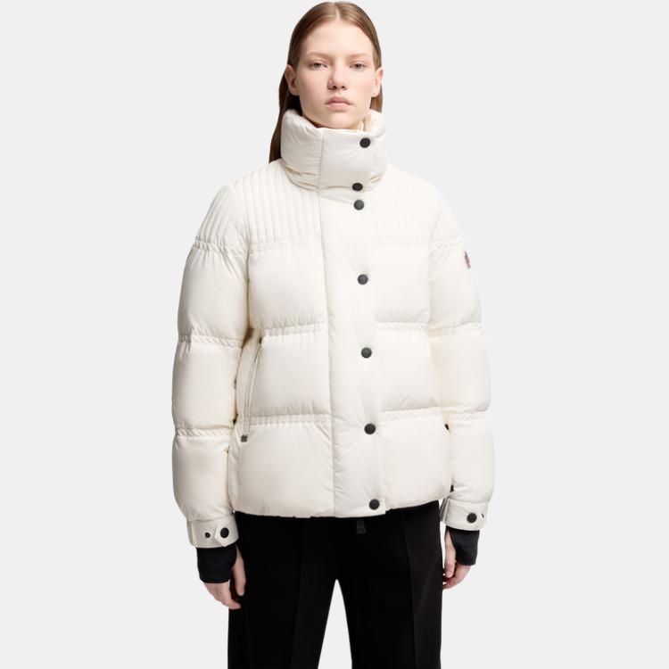 Женская куртка Moncler Grenoble Anglin (белая) — фото 3