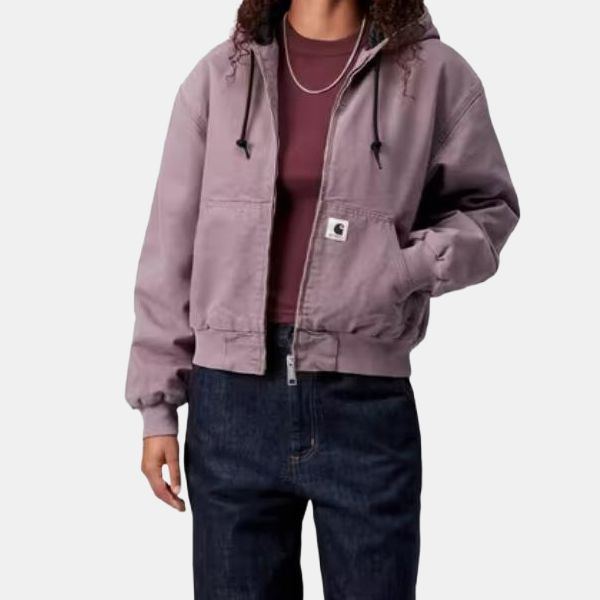 Женская куртка Carhartt WIP FW25 W' OG Active Jacket (коричневая) — фото 4