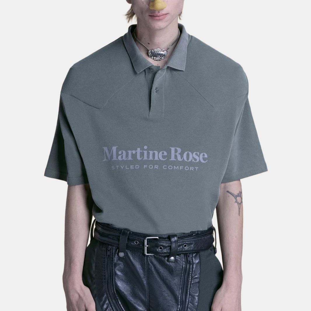Футболка Martine rose SS25 (зеленая) — фото 4