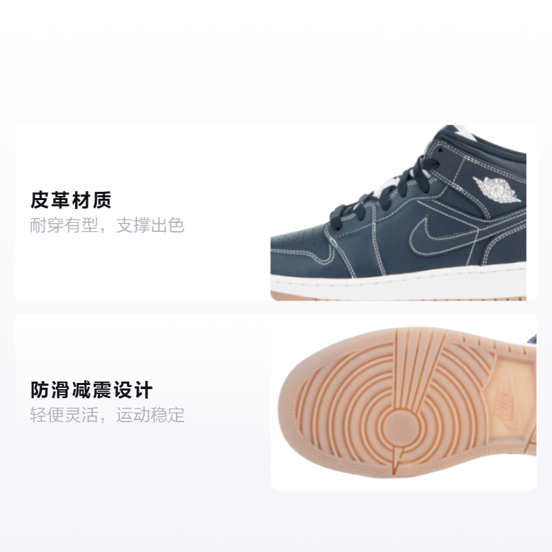 Кроссовки Jordan JordanAir Jordan 1 Retro Mid Derek Jeter RE2PECT (черные) — фото 2
