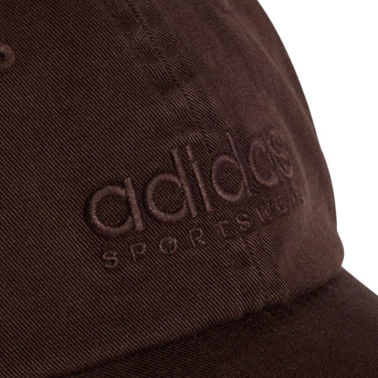 Кепка adidas (коричневая) — фото 3