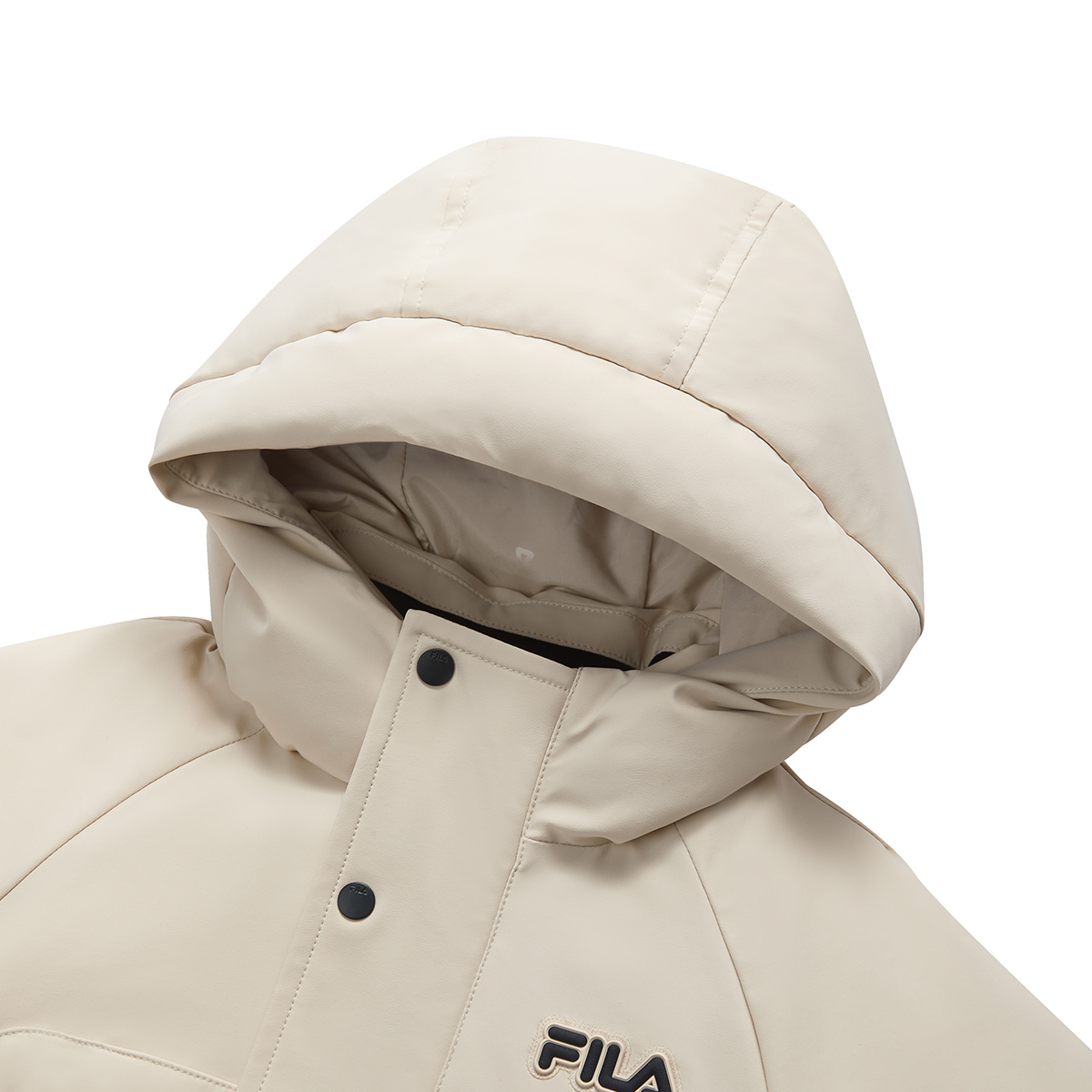 Детская куртка Fila KIDS WHITE LINE (серая) — фото 3