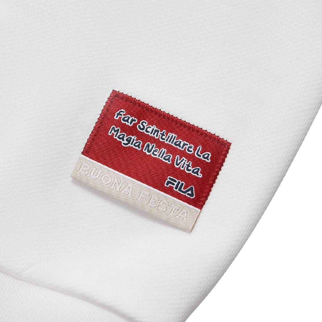 Мужское худи Fila KIDS (красное) — фото 4