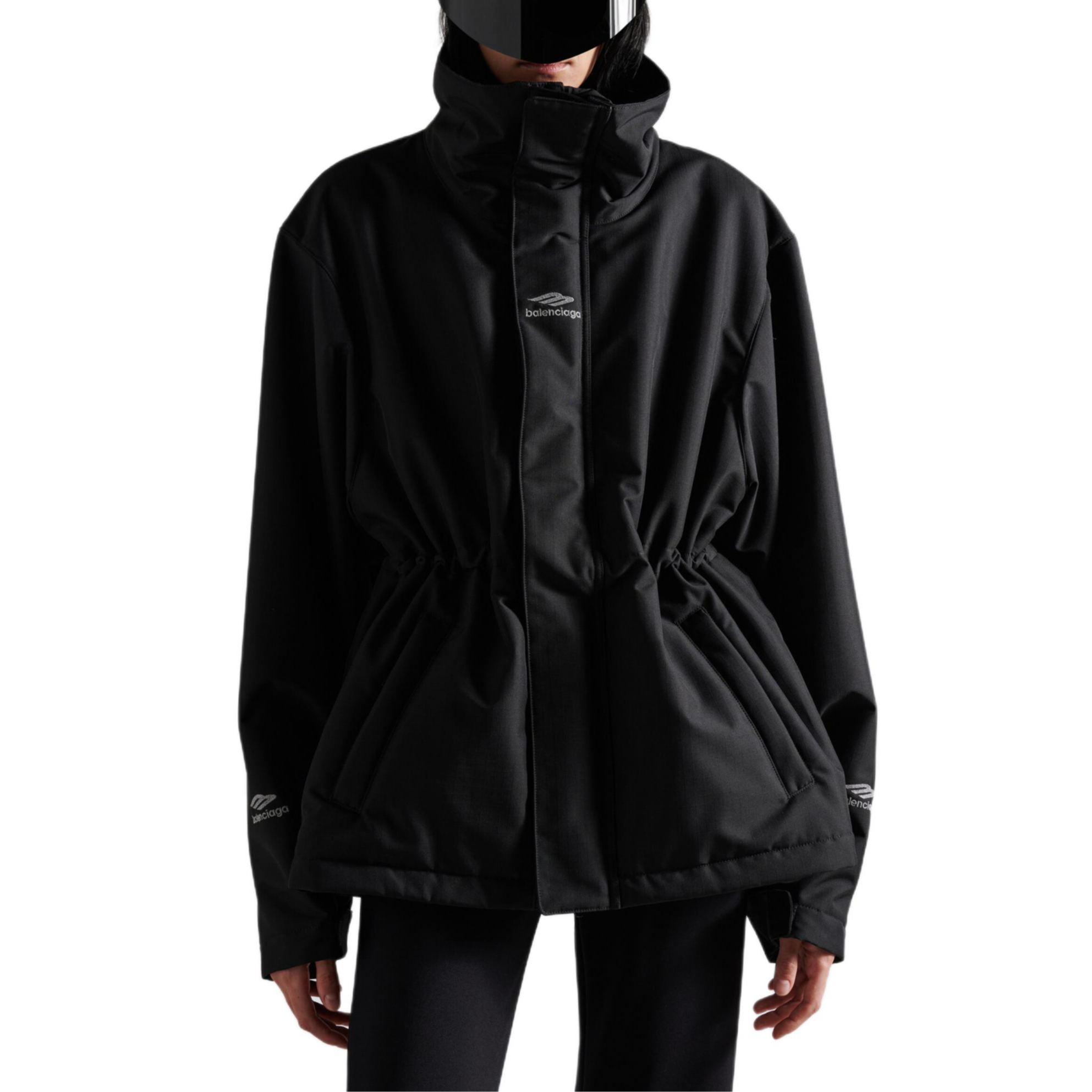 Женская куртка Balenciaga SKIWEAR (серая) — фото 3
