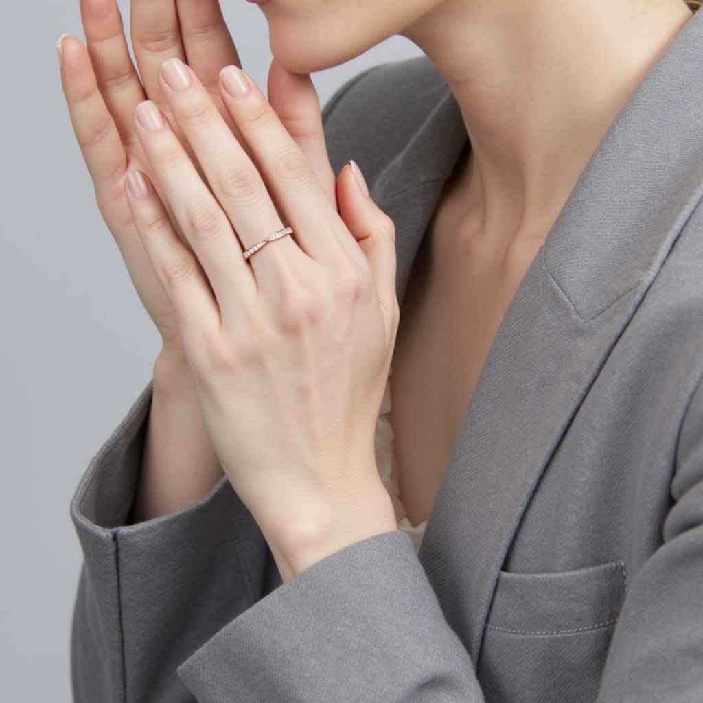 Кольцо TIFFANY & CO. HardWear Harmony (серебряное с бриллиантом) — фото 4