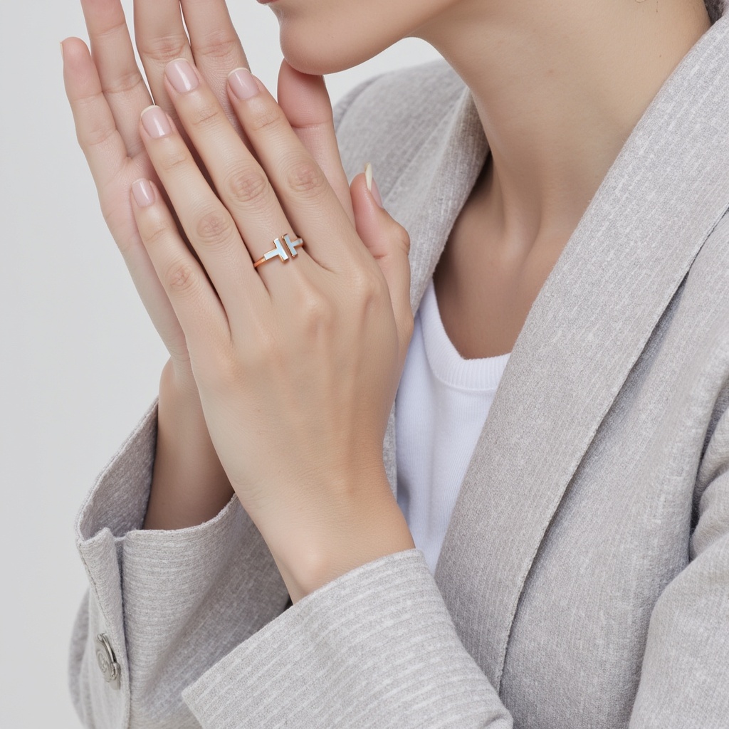 Кольцо TIFFANY & CO. T (золотое) — фото 4