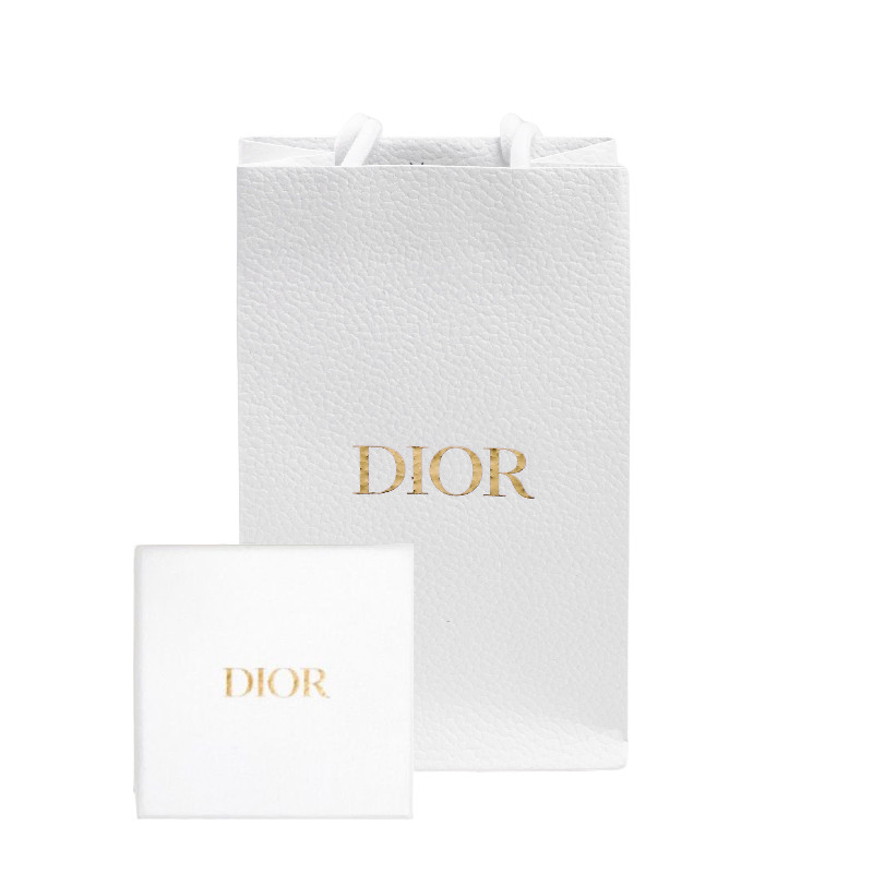 DIOR Wool Cashmere Knit Scarves Women's Gray