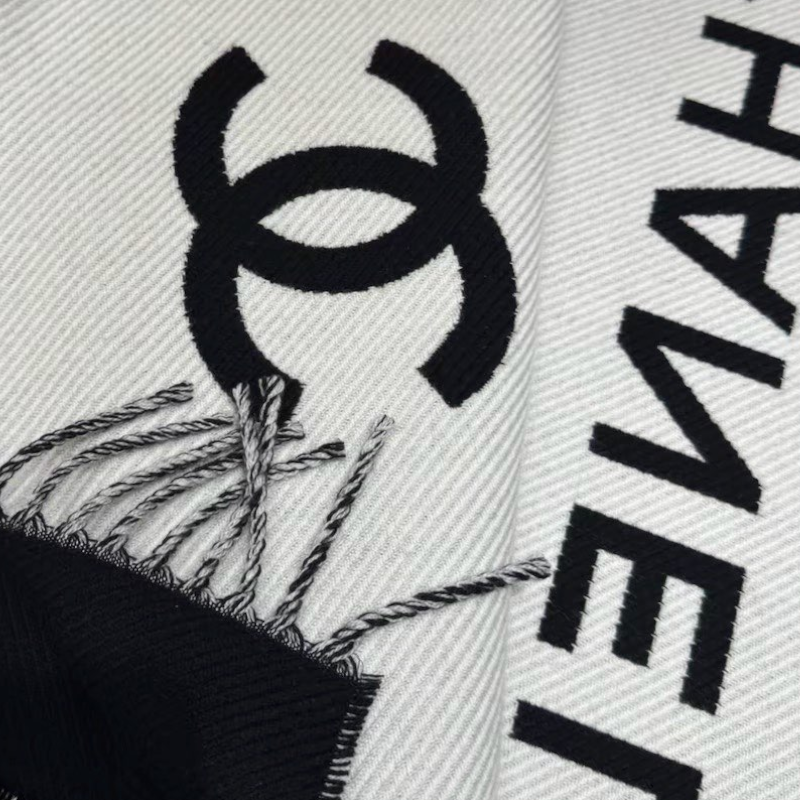 Шарф Chanel 25P (черный) — фото 5