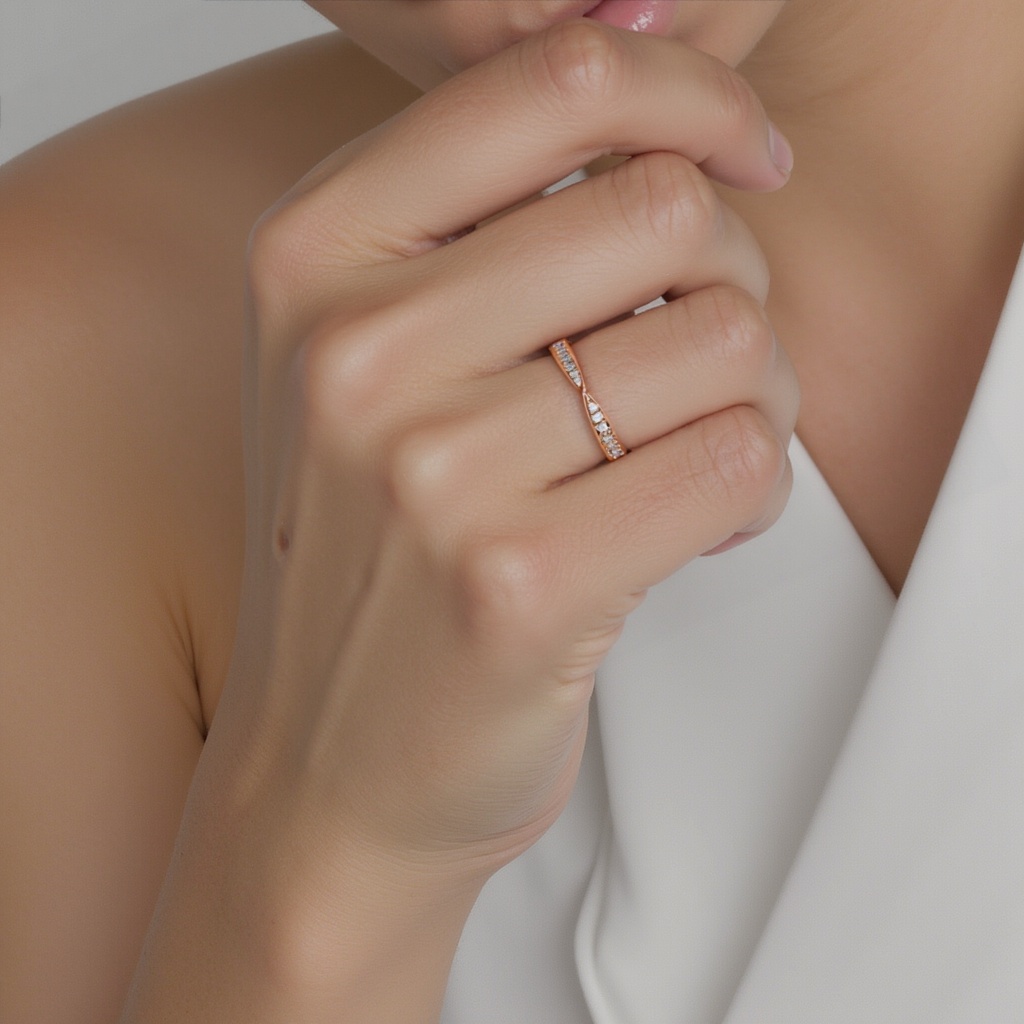 Кольцо TIFFANY & CO. HardWear Harmony (серебряное с бриллиантом) — фото 3