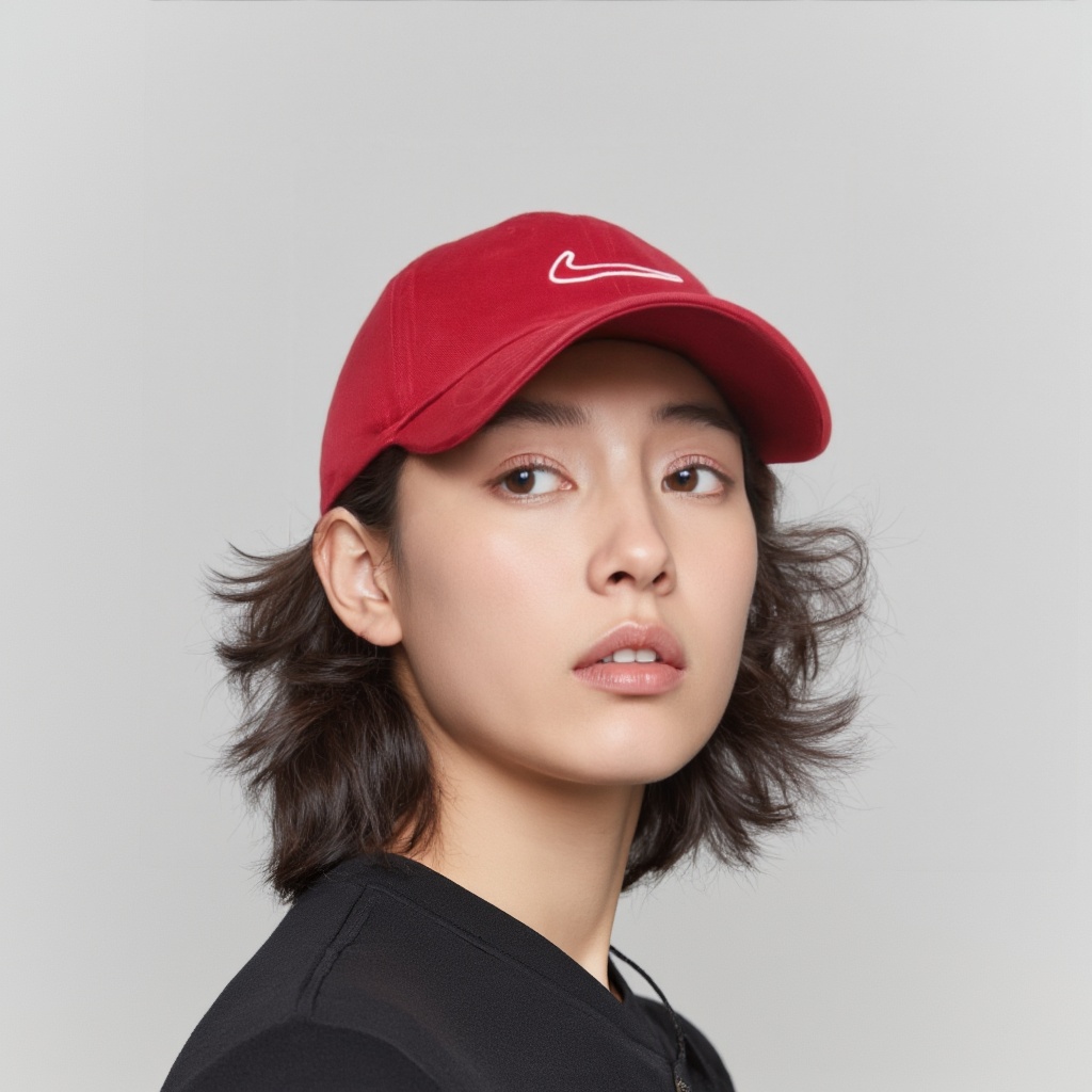 Кепка Nike Logo - (черная) — фото 6