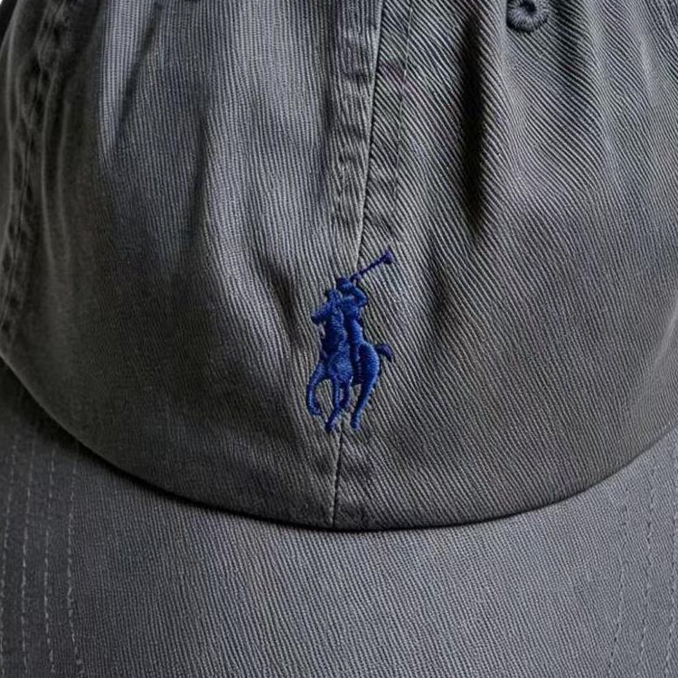 Кепка Ralph Lauren (светло-серая) — фото 2