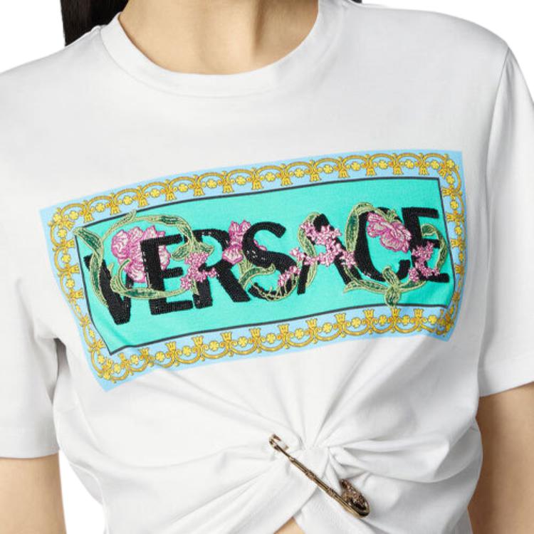 Женская футболка Versace VERSACE SS22T (белая) — фото 5