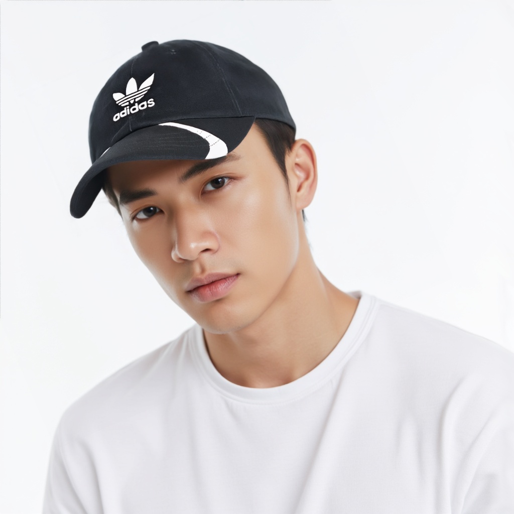 Бейсболка adidas originals CAP (черная) — фото 4