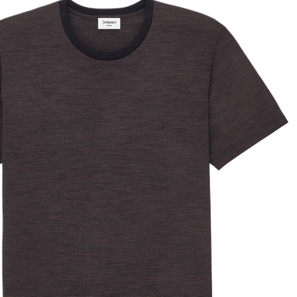 Футболка SAINT LAURENT CASSANDRE T (черный) — фото 3