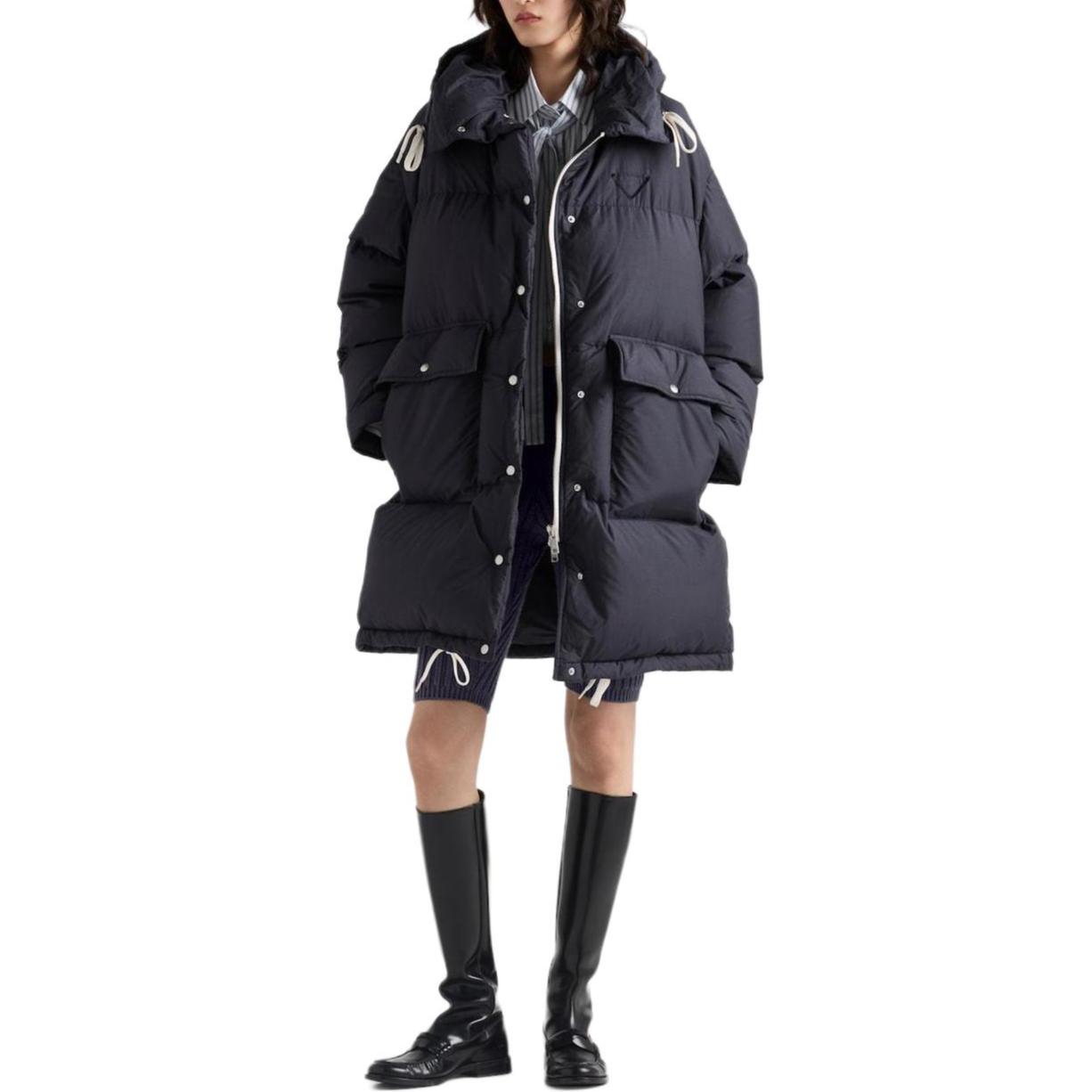 Женская куртка Prada (синий) — фото 4