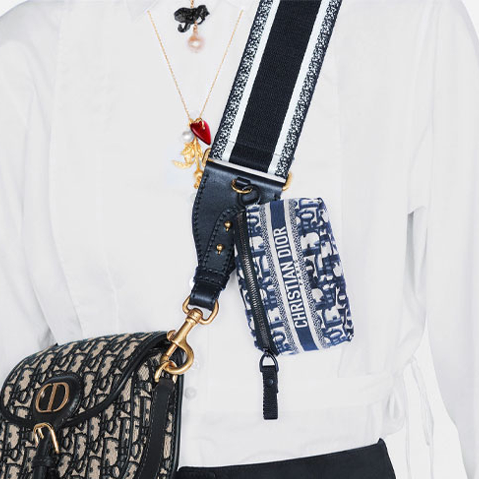 Женская рубашка Dior Shirt (белая) — фото 6