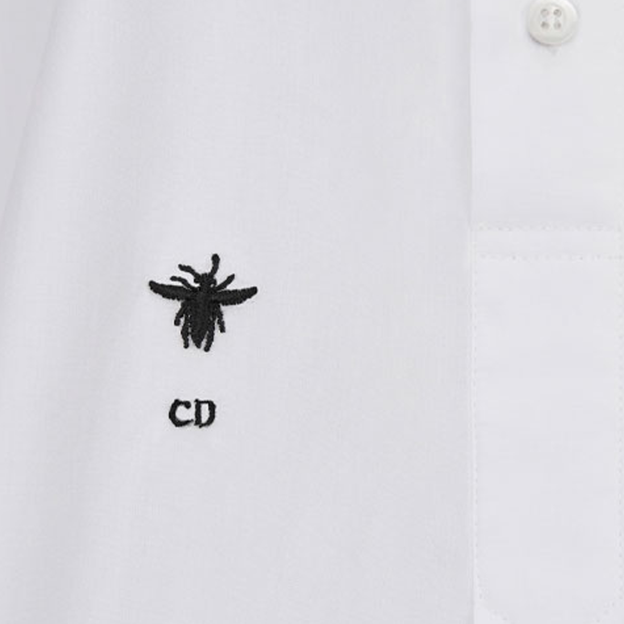 Женская рубашка Dior Shirt (белая) — фото 8