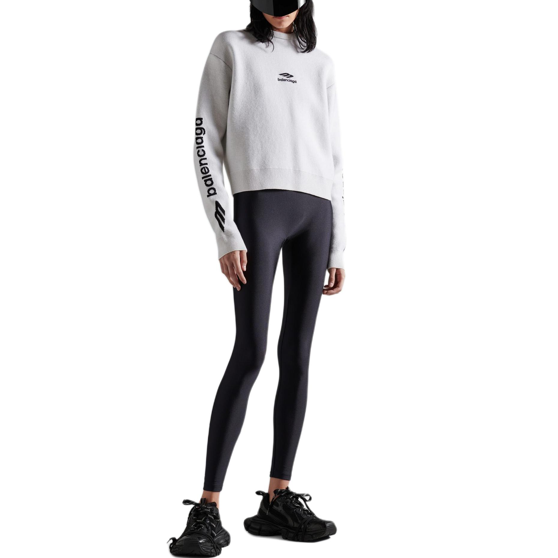 Женский свитер Balenciaga FW25 SKIWEAR (белый) — фото 5