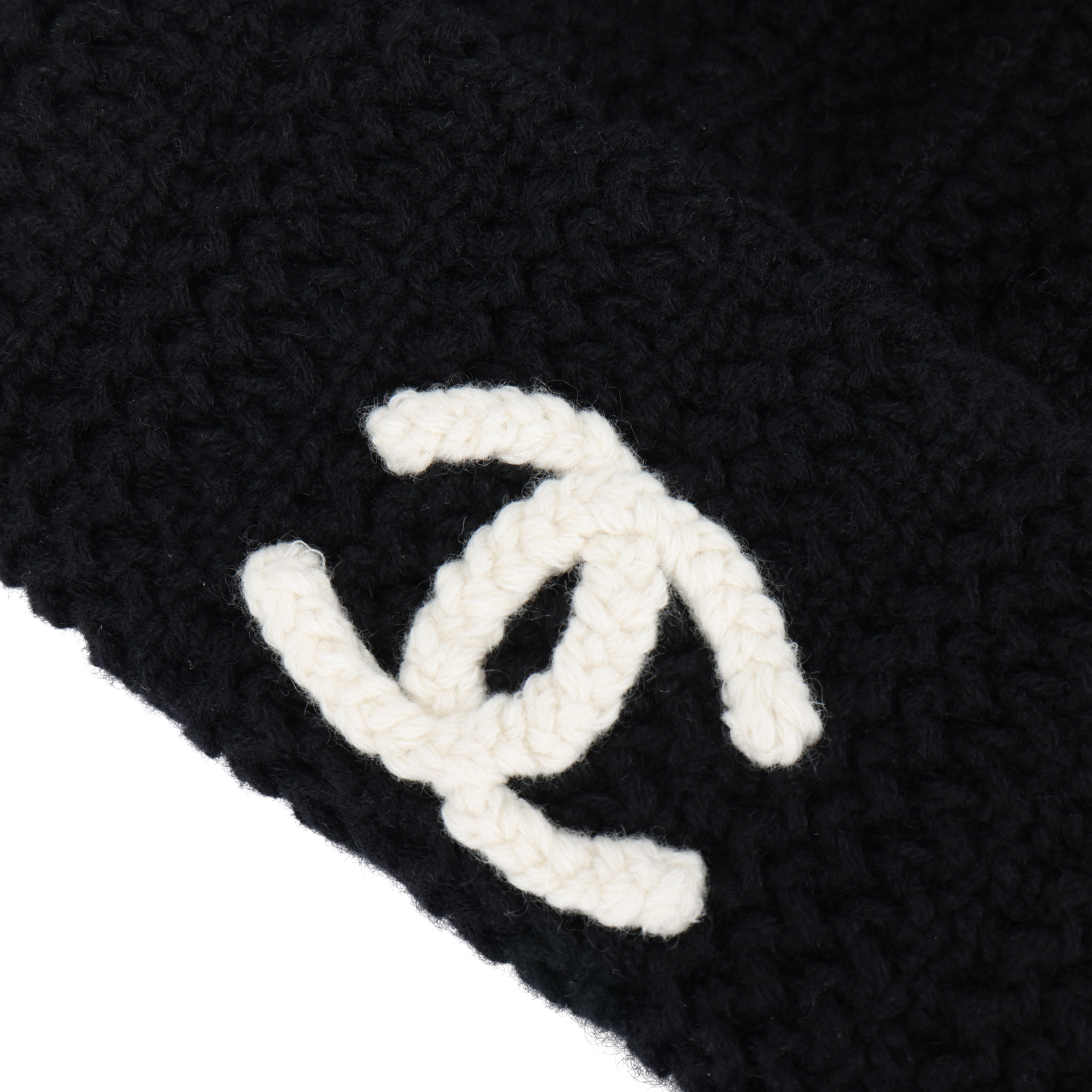 Шапка Chanel (черная) — фото 4