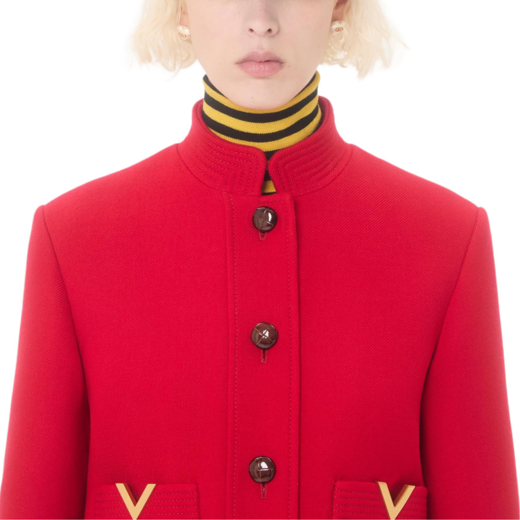 Женская куртка Valentino (черный) — фото 4