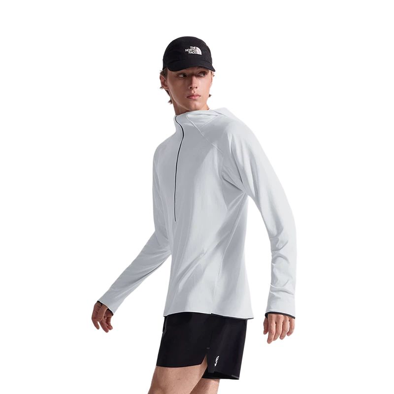 Мужская футболка The North Face Summit Direct Sun UPF40+ (серая) — фото 2