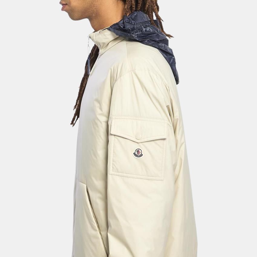 Мужской пуховик Moncler SS26 Breezes (черный) — фото 6