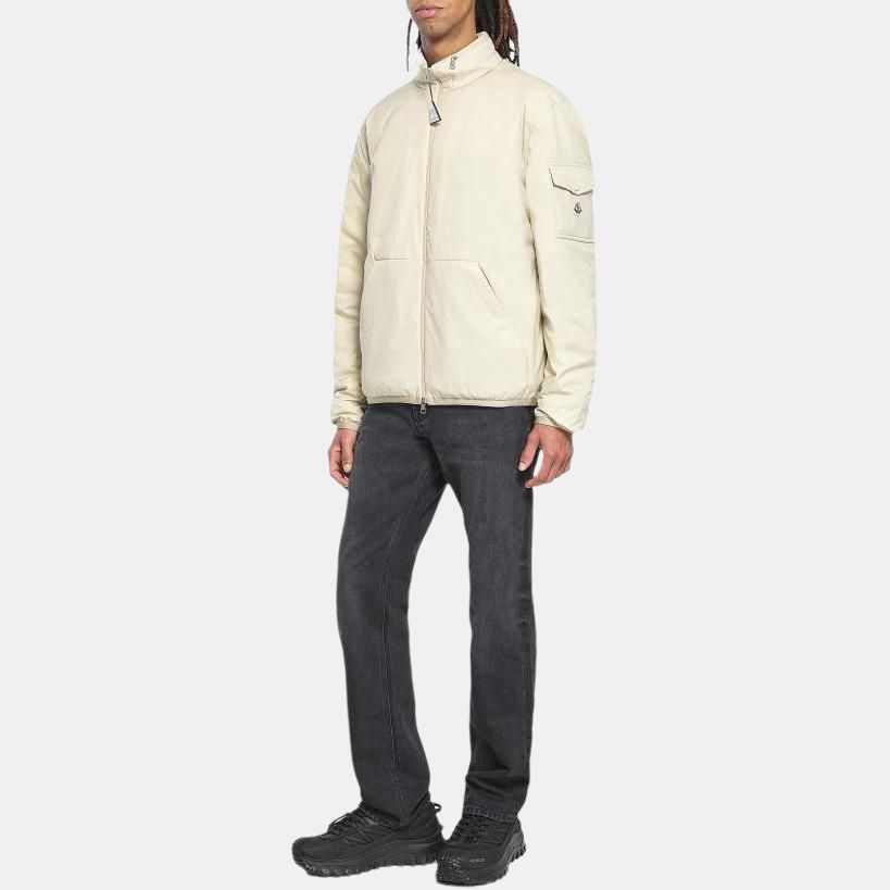 Мужской пуховик Moncler SS26 Breezes (черный) — фото 8