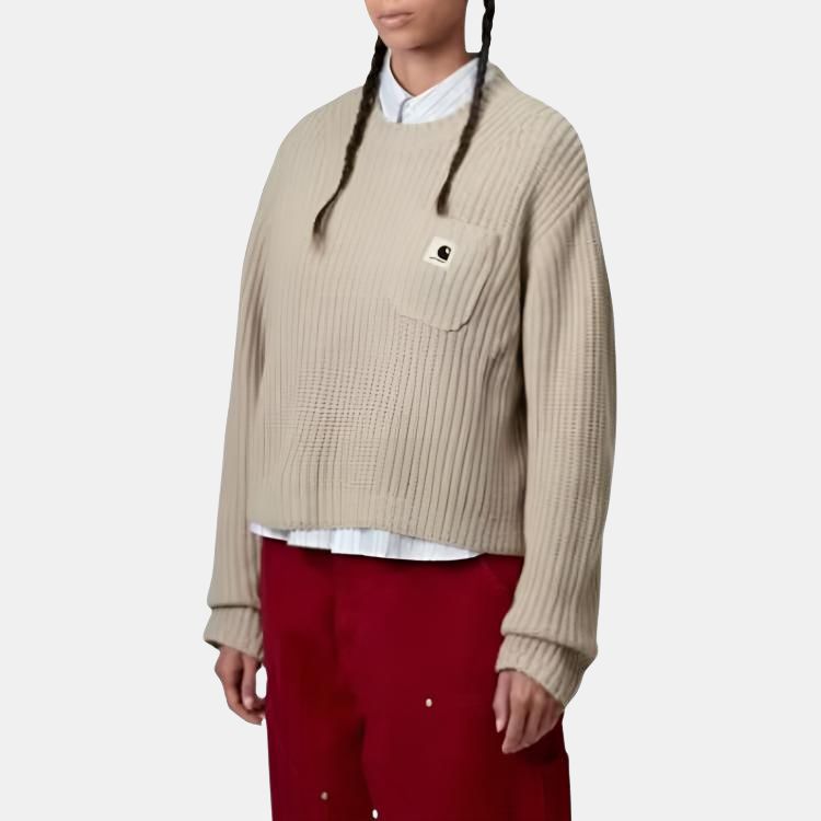 Женский свитер Carhartt WIP W' Mira Sweater (коричневый) — фото 4