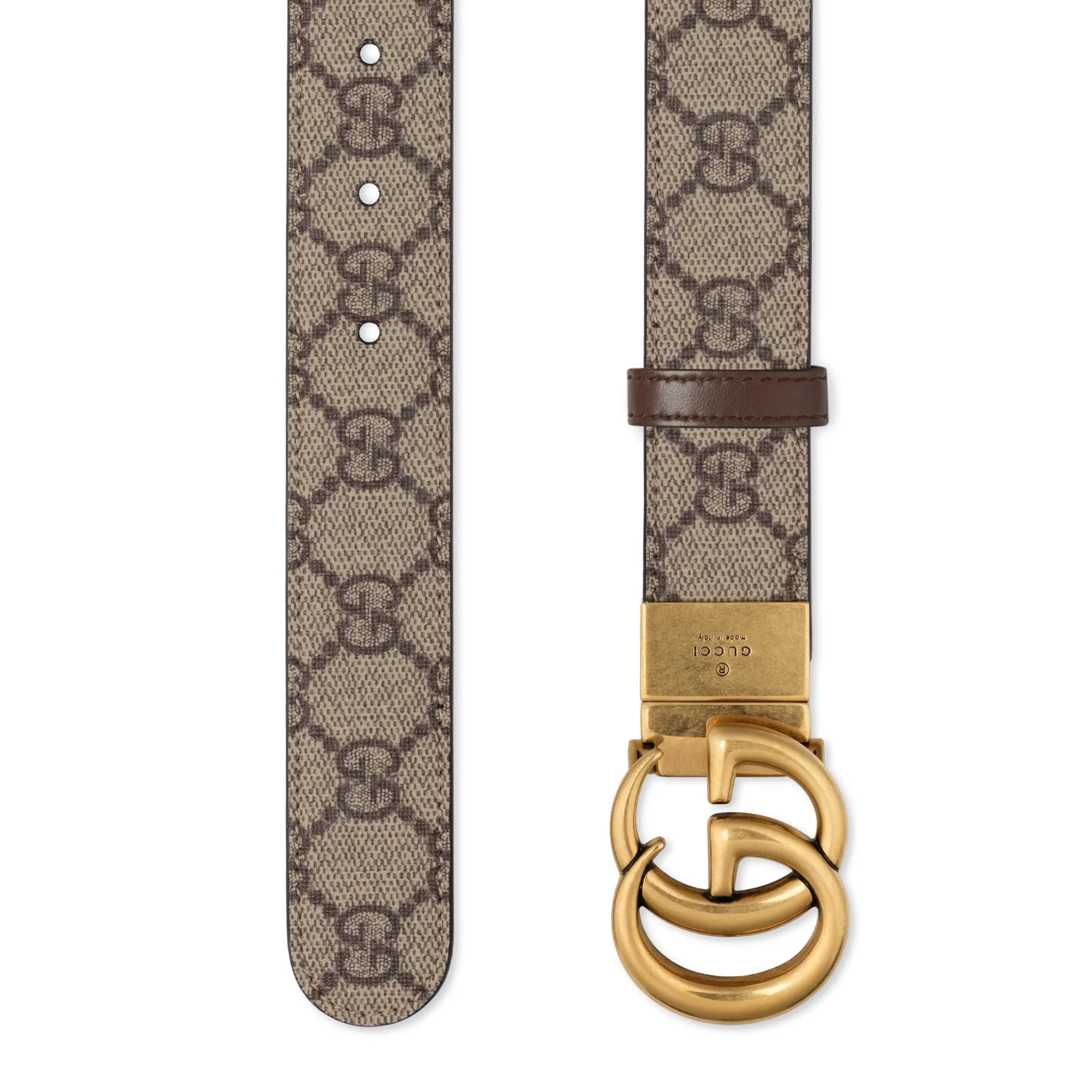 Женский ремень Gucci (золотой) — фото 2