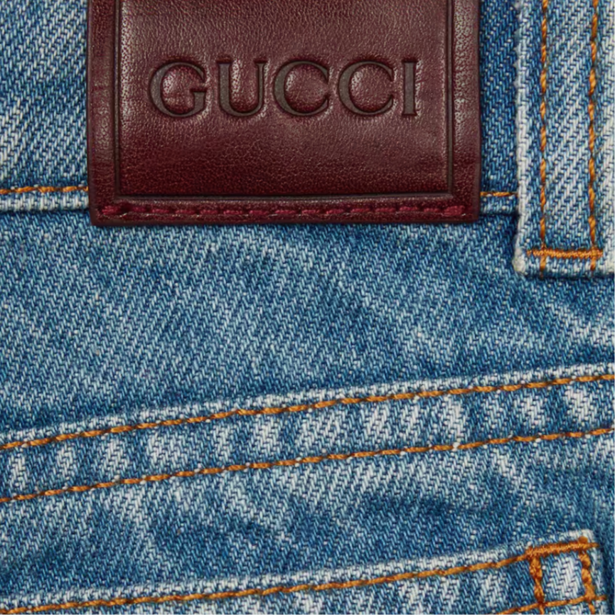 Детские джинсы Gucci fw25 (синие) — фото 3
