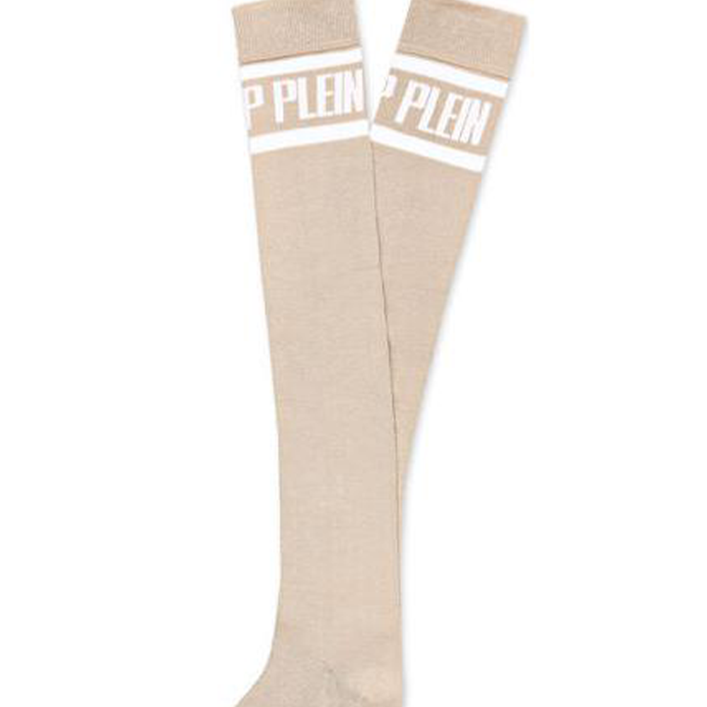 PHILIPP PLEIN Knee High Socks Women’s 1 Pack Apricot