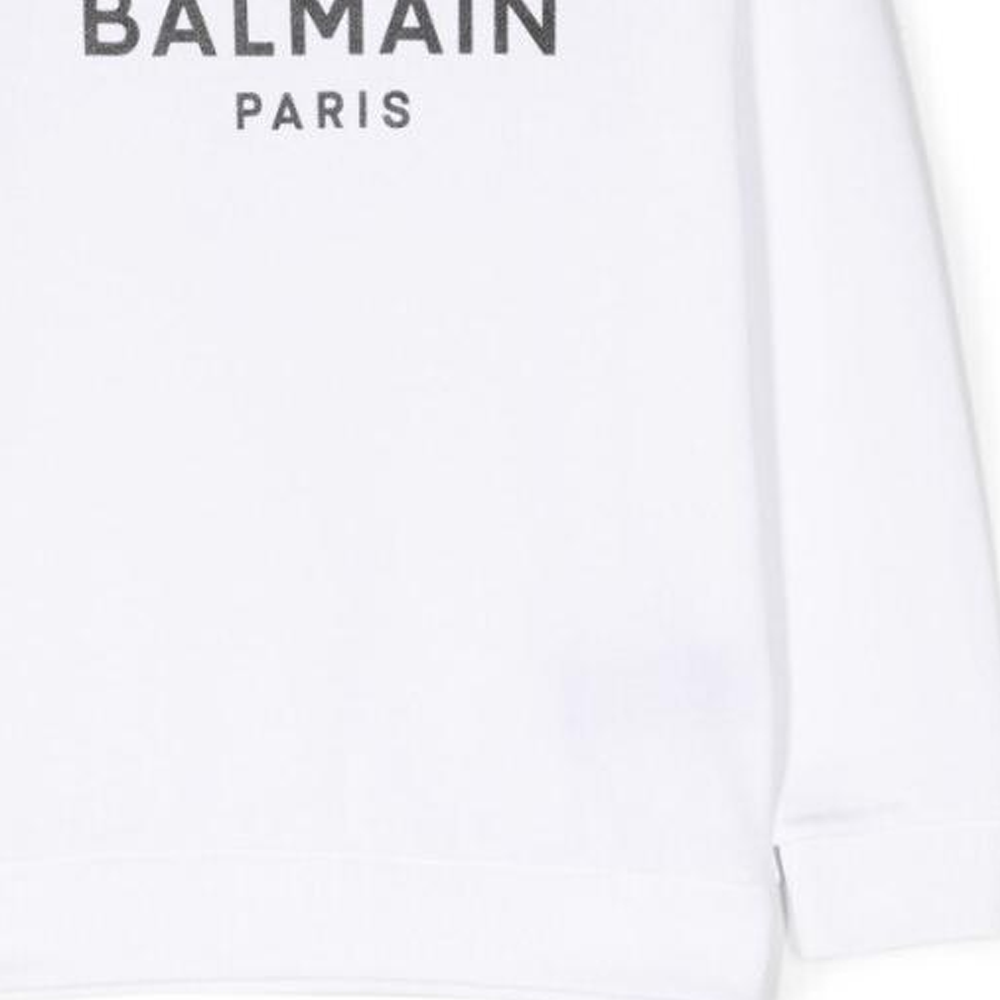 Детский худи BALMAIN (белый) — фото 4