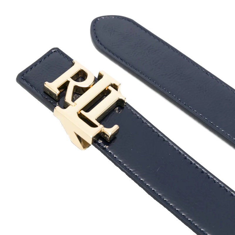 Женский ремень Ralph Lauren 3cm (темно-синий) — фото 3