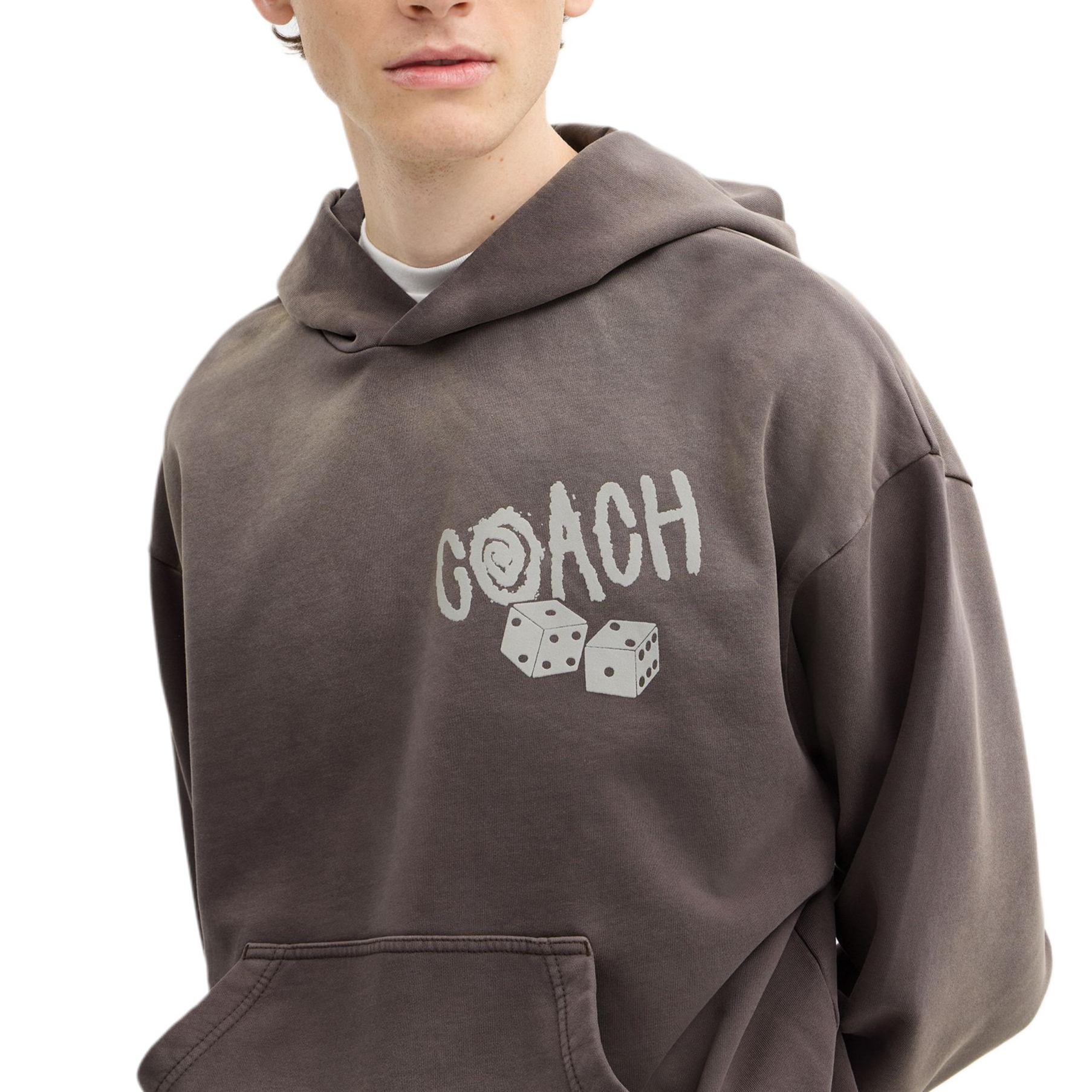 Мужская толстовка COACH SS26 (желтая) — фото 4