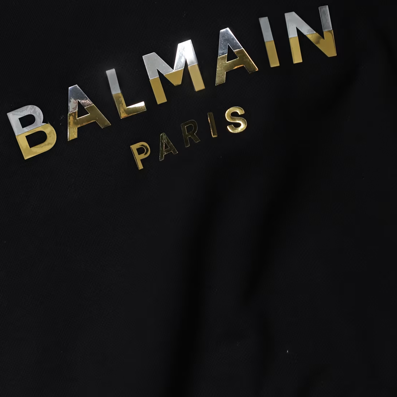 Детское худи BALMAIN (черное) — фото 4