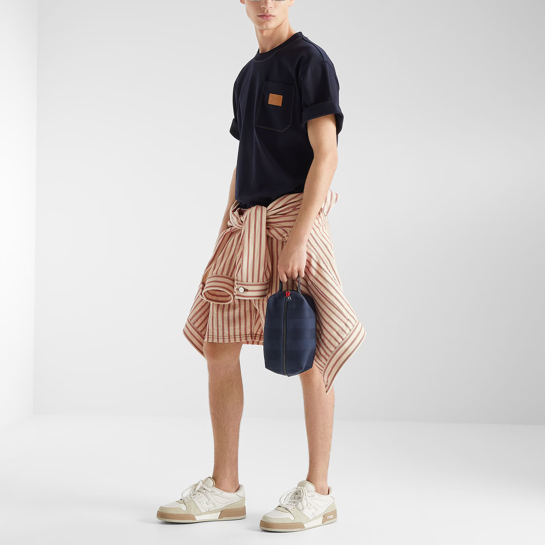 Унисекс сумка Fendi Lui (синяя) — фото 5