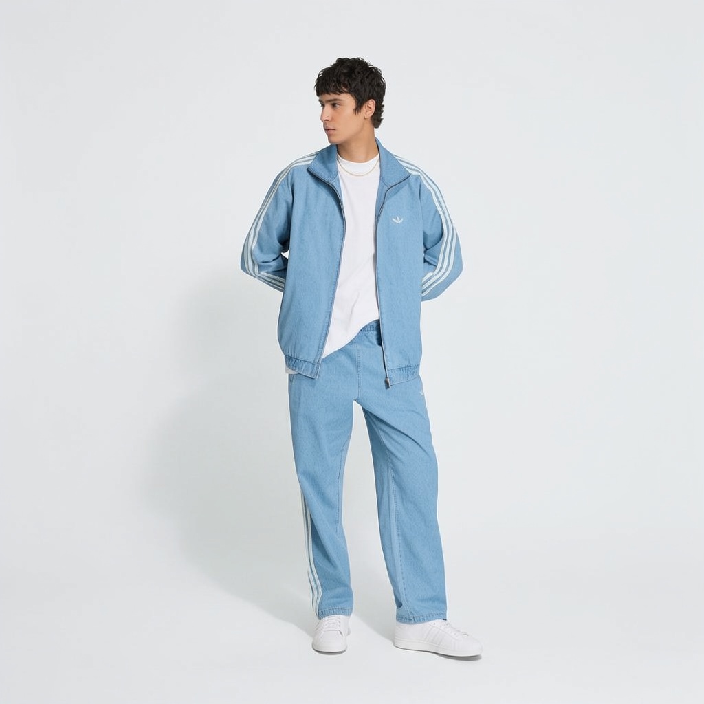 Мужские джинсы adidas Originals FB DENIM (цвет на фото) — фото 4
